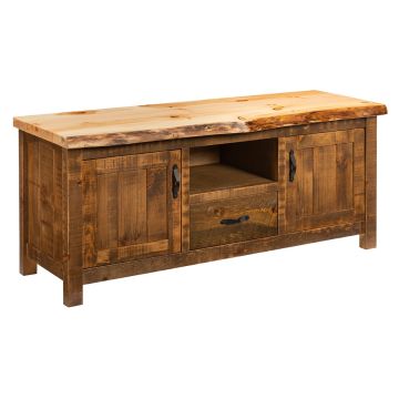 Canterbury Rustic TV Stand - Rustic Umber