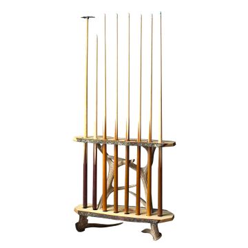 Antler Pool Cue Rack