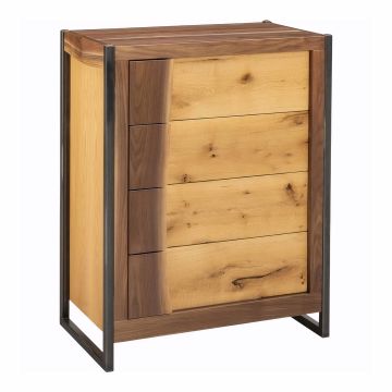 Powder Mountain 4 Drawer Walnut Chest