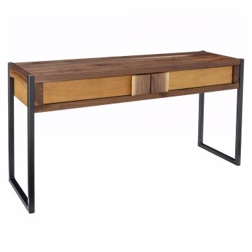 Powder Mountain Modern Walnut Sofa Table