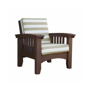 Days End Mission Chair - Shown in Chocolate Finish