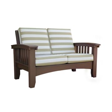 Days End Mission Poly Lounge - Shown in Chocolate Finish