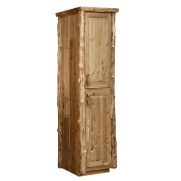 Real Cedar Log Cabin Linen Closet