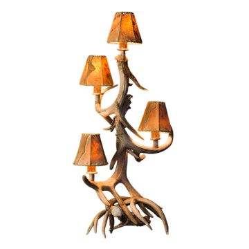 Real Antler Electric Candle Tree Table Lamp