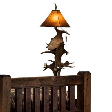 Real Moose Paddle Floor Lamp
