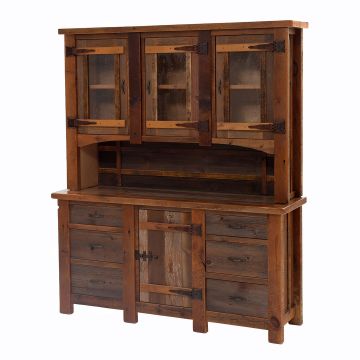 Reclaimed Heritage Silver Falls Barn Wood Buffet & Hutch