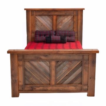 Reclaimed Heritage Soda Springs Barn Wood Bed