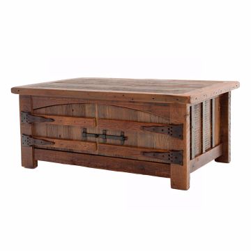 Reclaimed Heritage Teton 2 Door Barn Wood Coffee Table