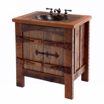Reclaimed Heritage Teton 2 Door Barn Wood Vanity