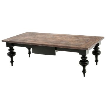 Reclaimed Wood Cottage Dark Coffee Table