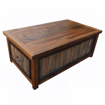 Eagle River 2 Drawer Barn Wood Coffee Table
