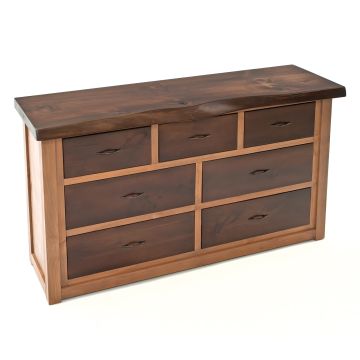 Refined Rustic Natural Edge Dresser