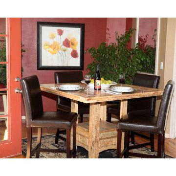 Rustic Barnwood Pub Table