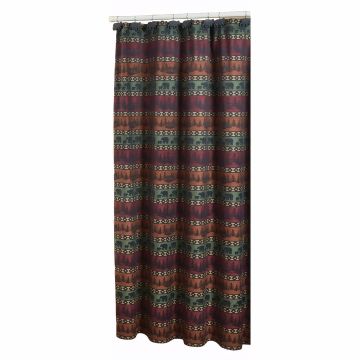 Rustic Bear Mountain Shower Curtain