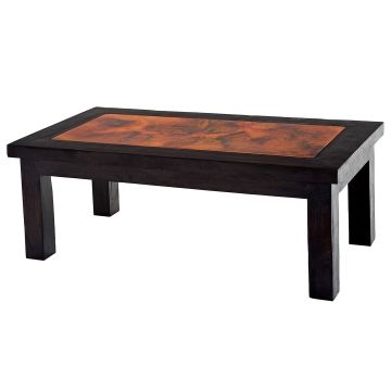 Rustic Copper Farmhouse Coffee Table