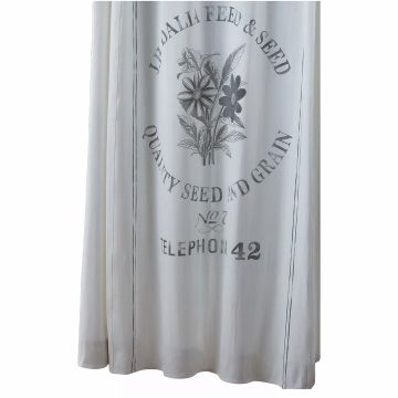 Rustic Feed & Seed Shower Curtain