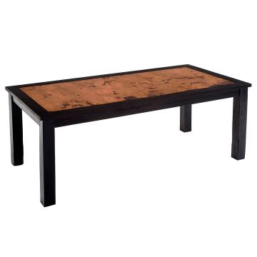 Rustic Hammered Copper Homestead Table