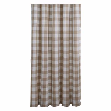Natura Checkered Shower Curtain