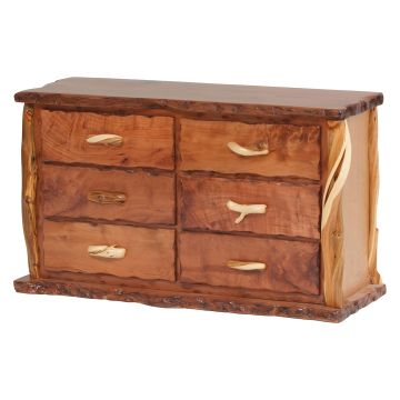 Log Dresser Made with Juniper & Redwood