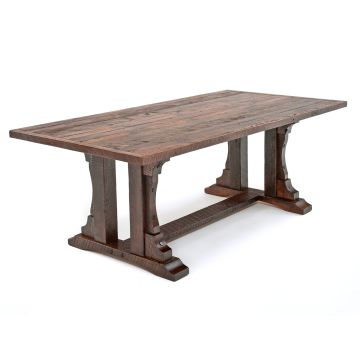 Rustic Oak Barn Wood Dining Table