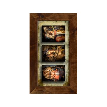 "Rustic Trucks Triple" by Dan Ballard
10" x 20" - #901 Standard Frame