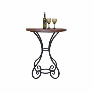 S-Design Hammered Copper Bistro Table