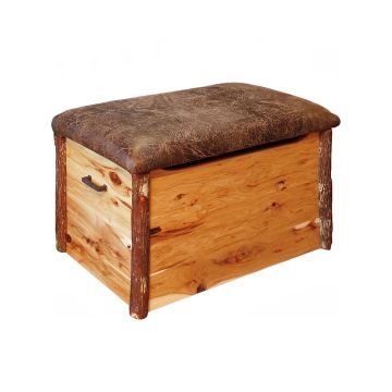 Saranac Hickory Log Blanket Chest