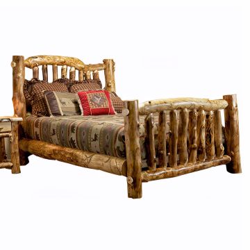Snowbent Aspen Log Bed