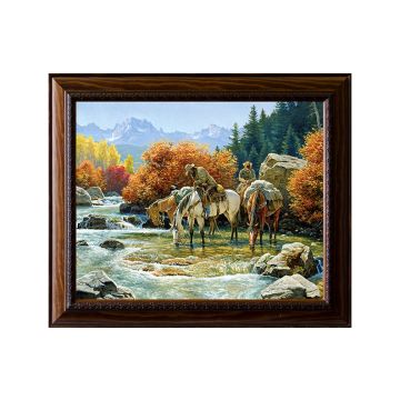 "Souls Unwound" Framed Wall Art by Clark Kelley Price
#600 Standard Frame