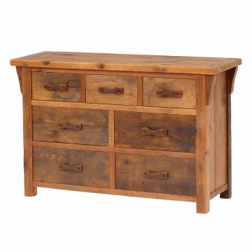 Stony Brook Rustic Reclaimed 7 Drawer Dresser