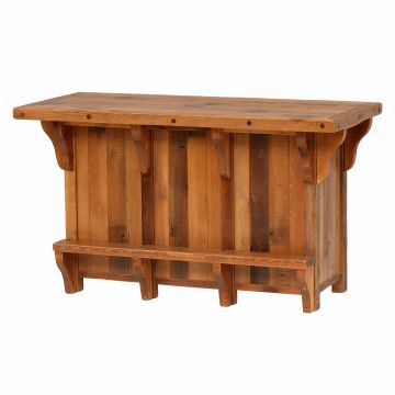 Stony Brooke Rustic Reclaimed Three Panel Bar