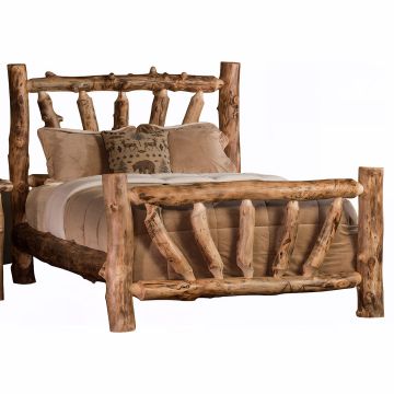 Sunburst Aspen Log Bed