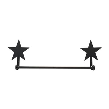 Wrought Iron Star Towel Bar