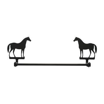 Wrought Iron Horse Towel Bar