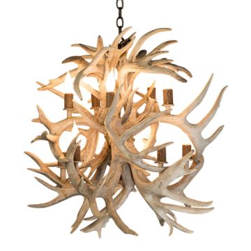 The Fireball Antler Chandelier