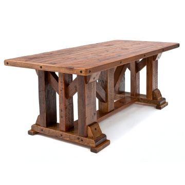 Timber Frame Farmhouse Dining Table
