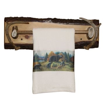 Pine & Antler Towel Bar
