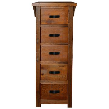 Rocky Creek 5 Drawer Reclaimed Barn Wood Lingerie Chest