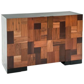 Unique Eco-Friendly Sideboard shown in Smooth Reclaimed Wood