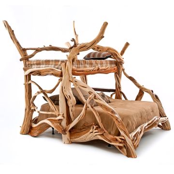 Unique Juniper Log Bunk Bed
