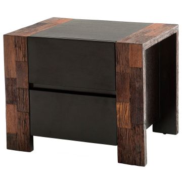 Urban Rustic 2 Drawer End Table