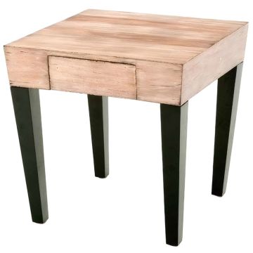 Urban Rustic Contemporary End Table 