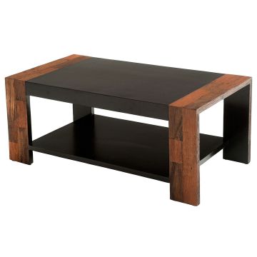 Urban Rustic Reclaimed Wood Coffee Table - Natural Rough Reclaimed Wood