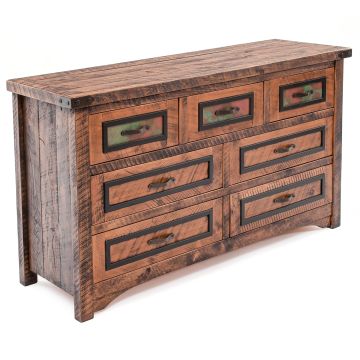 Copper Mesa 7 Drawer Dresser
