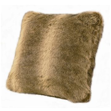 Wolf Faux Fur Pillow