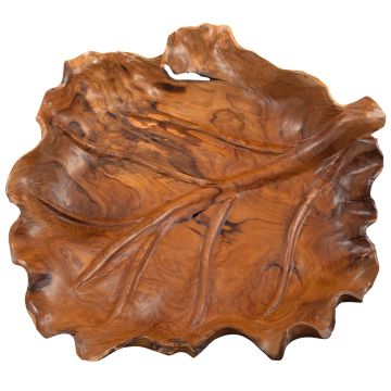 Wooden Leaf Bowl