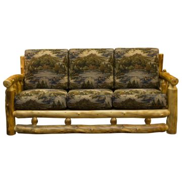 Yellowstone Aspen Rustic Log Sofa