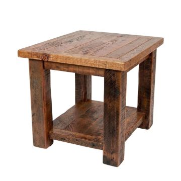 Old Sawmill Timber Frame End Table