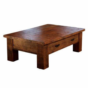 Old Sawmill 1 Drawer Barn Wood Coffee Table