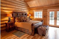 Barn Wood Bed with Forged Branches